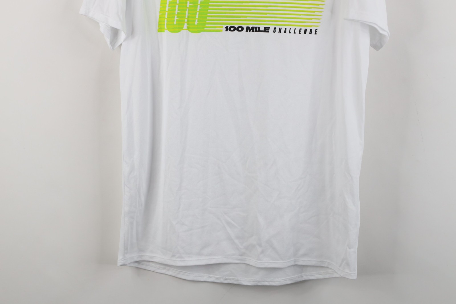 New Under Armour Mens Small 100 Mile Challenge Running Jogging Gym T-Shirt White gallery