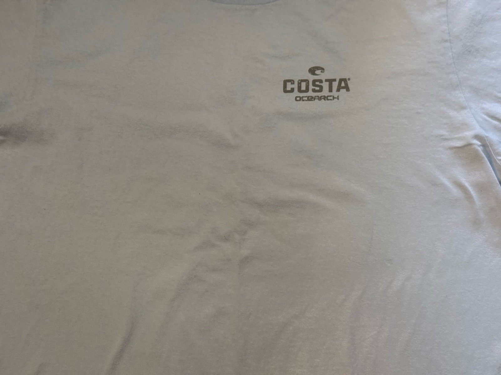 Costa light blue logo shark t-shirt size XL gallery