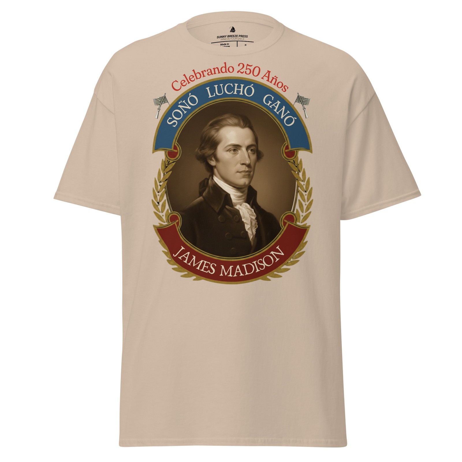 James Madison Camiseta Retrato | Celebrando 250 Años gallery