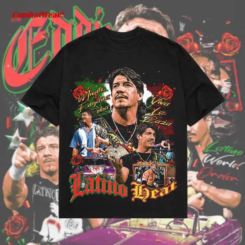 Eddie Guerrero Latino Heat Vintage 90s WWE Graphic Tee T-Shirt gallery