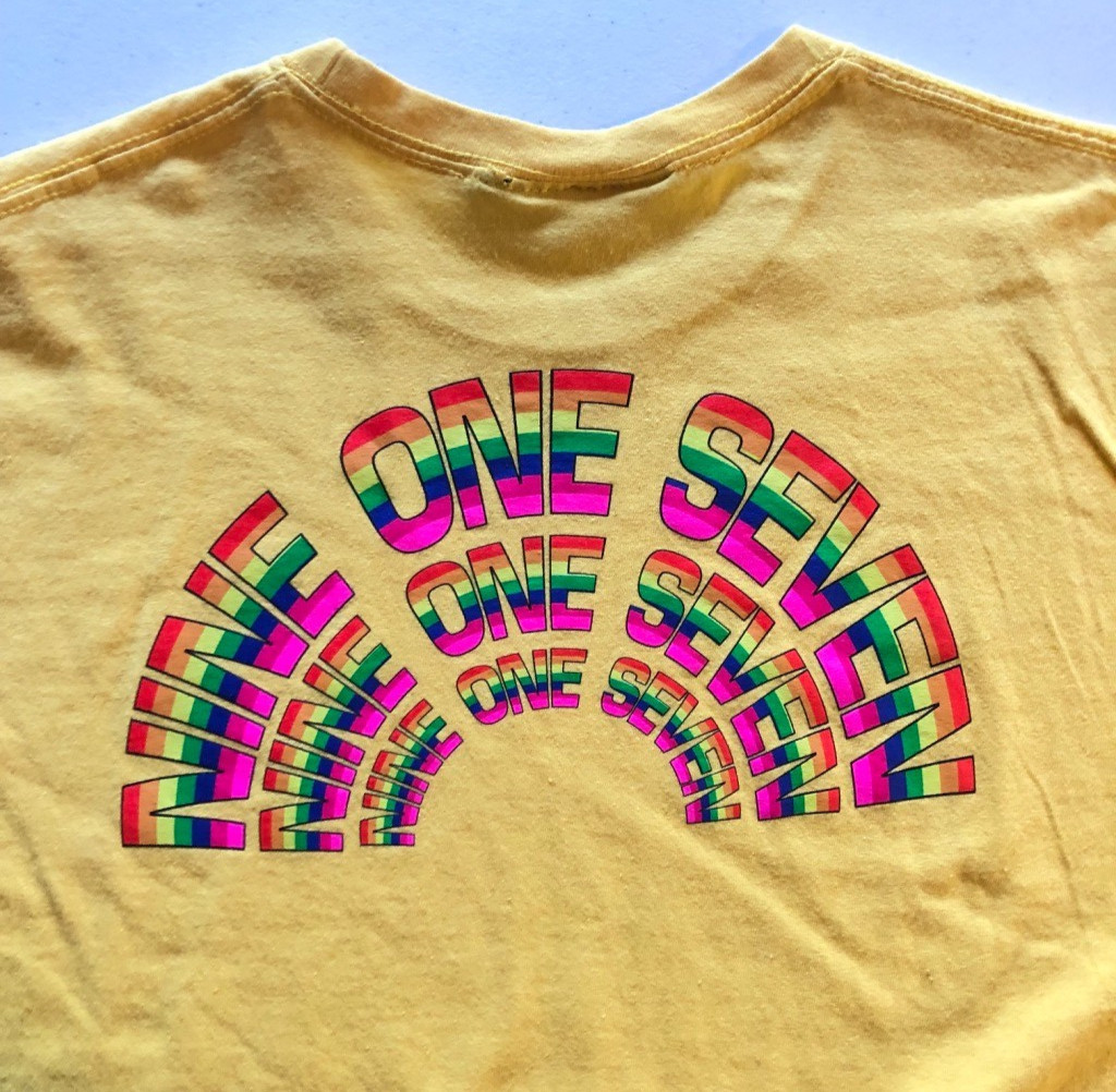 Nine One Seven Rainbow TShirt Yellow Size XL 2021 Call Me 917 Nineoneseven Olson gallery