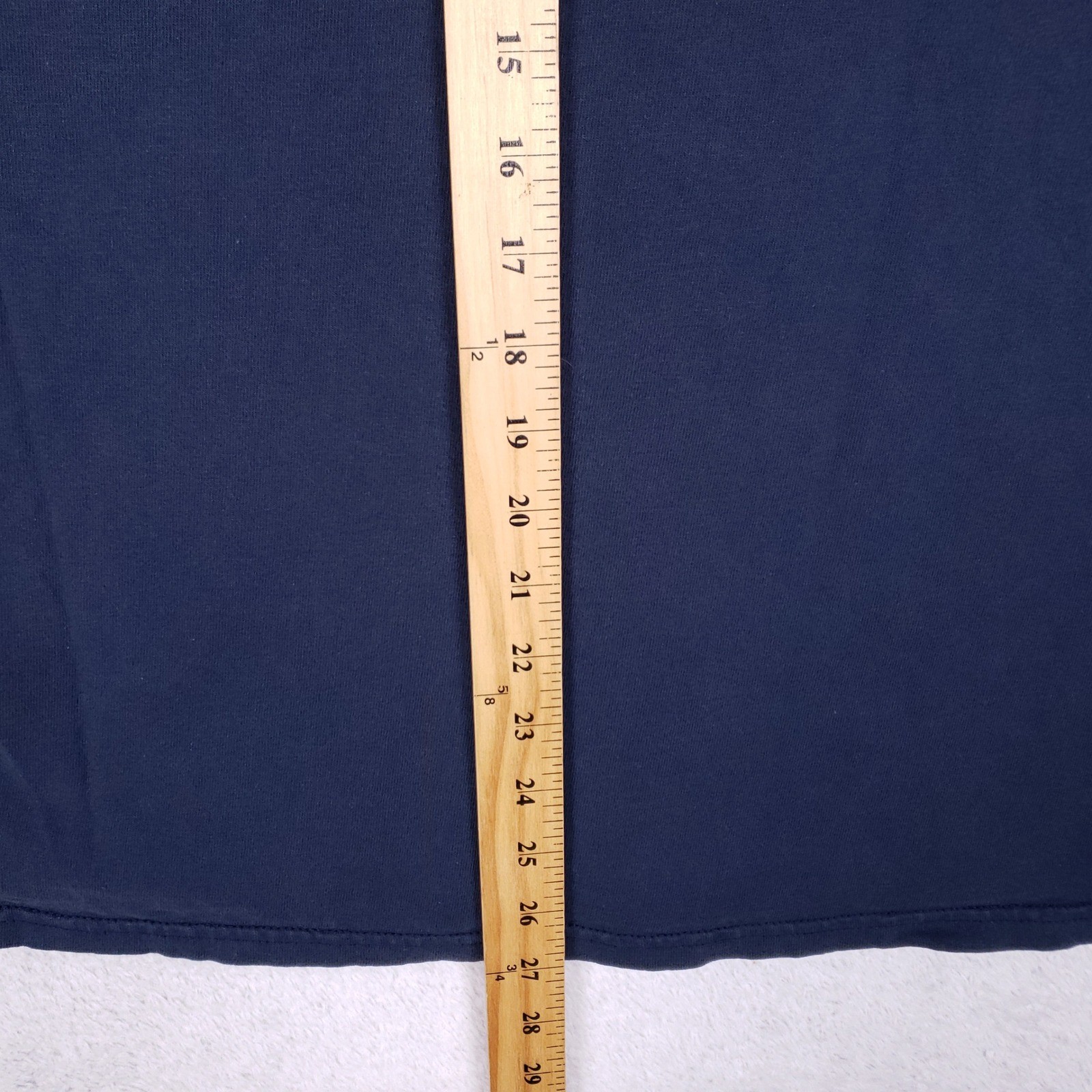 Vintage Tultex Duh Graphic T-Shirt Mens Large Navy Blue Cotton Short Sleeve Tee gallery
