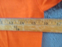 Vintage NWOT Bantam Men’s Small Orange Solid Plain T-shirt