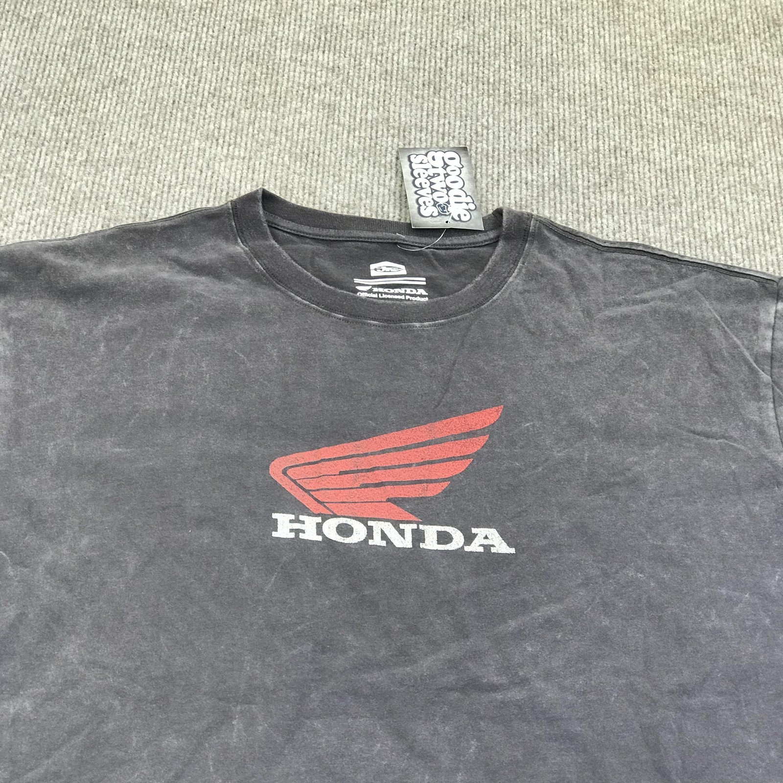 Goodie Two Sleeves Shirt Mens Medium Black Honda Motocross Graphic Tee Tagless gallery