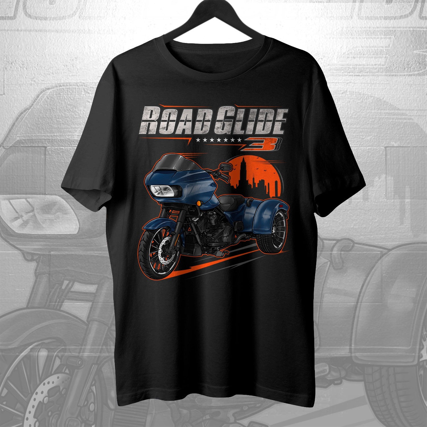 Harley-Davidson Road Glide 3 FLTRT 2023-2026 Motorcycle T-Shirt for Riders