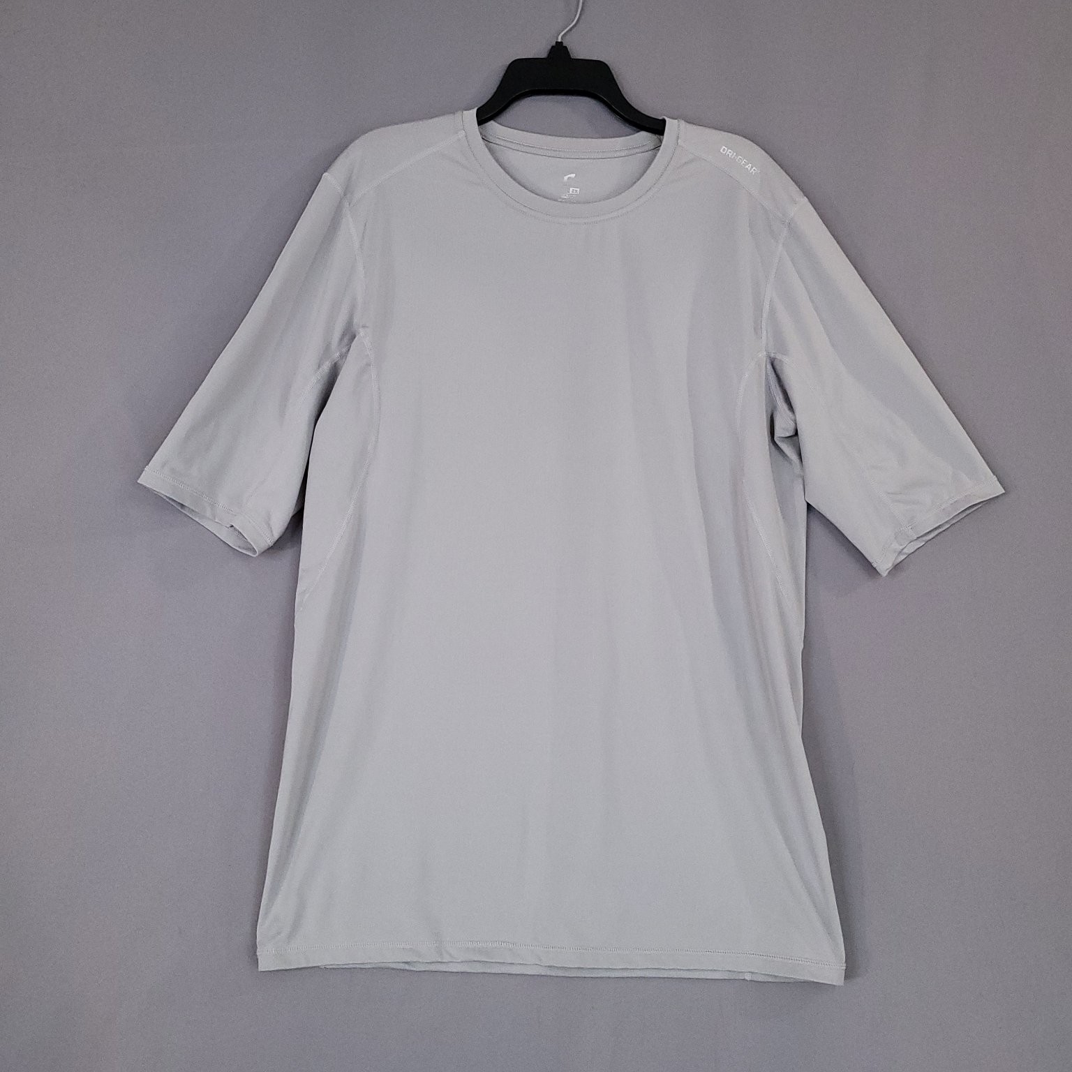 CHAMPRO Men's T-Shirt Light Gray 2X DRI-GEAR Performance Polyester Blend Stretch gallery