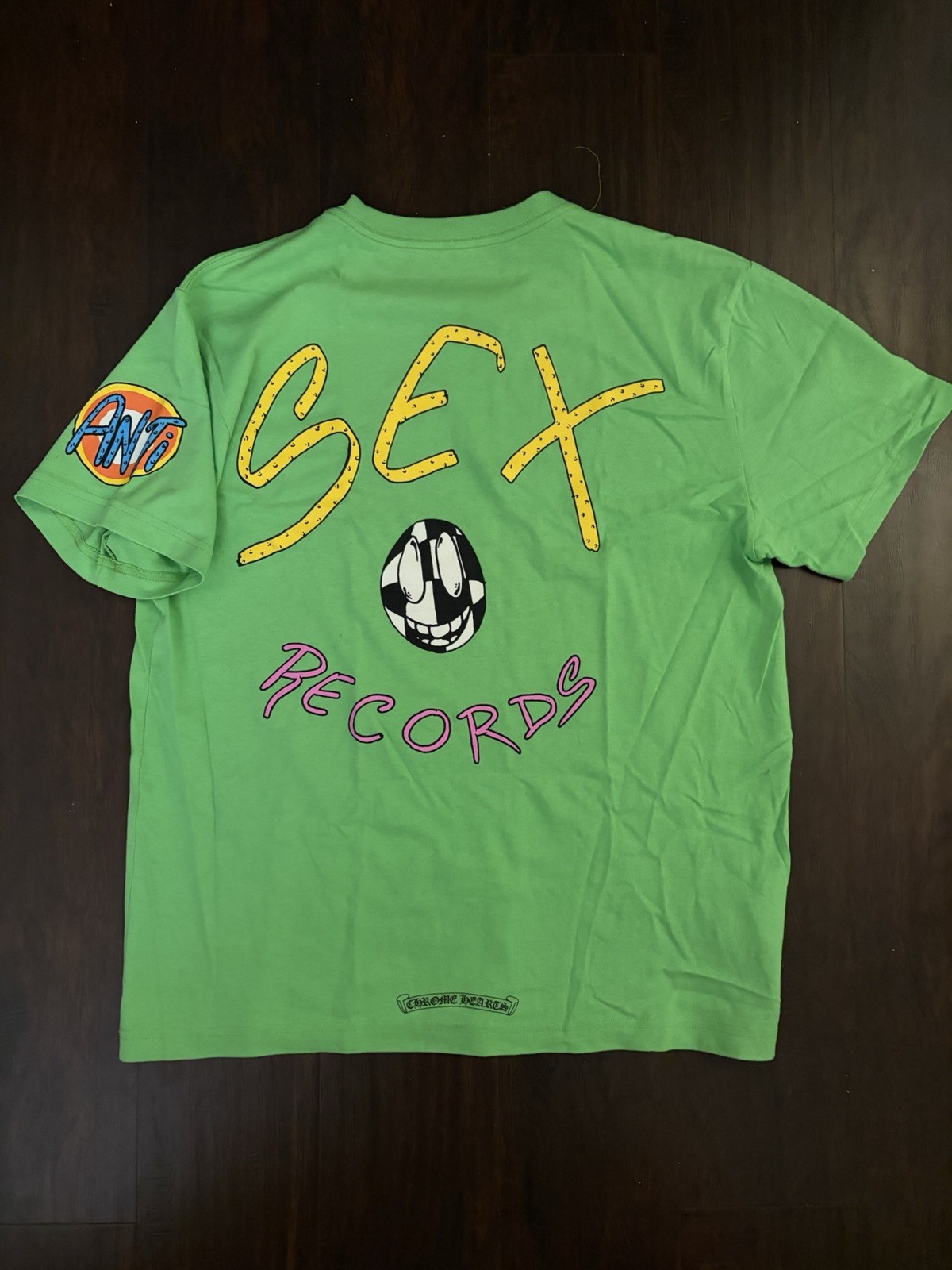 Chrome Hearts Matty Boy Sex Records Green Short Sleeve T-Shirt Large gallery