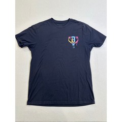 BSBL Lifestyle 101 Apparel Drip Graphic T-Shirt Black Ice Cream Baseball L