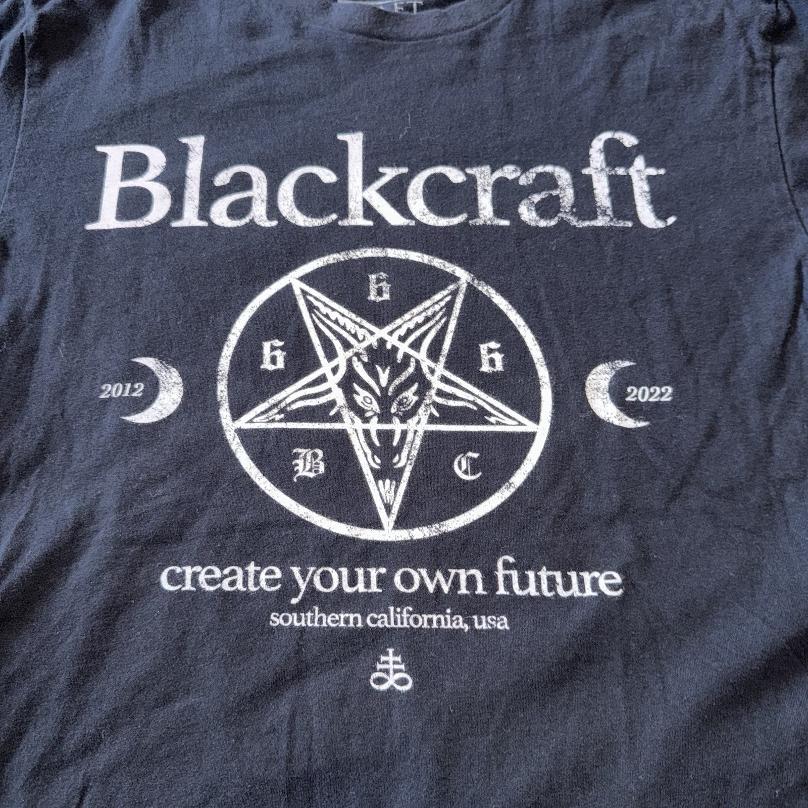 Blackcraft Cult Shirt Size Small Create Your Own Future Goth Punk gallery