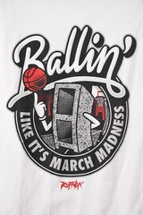 Original Ruffnek Ballin’ Like It’s March Madness T-Shirt Mens XL