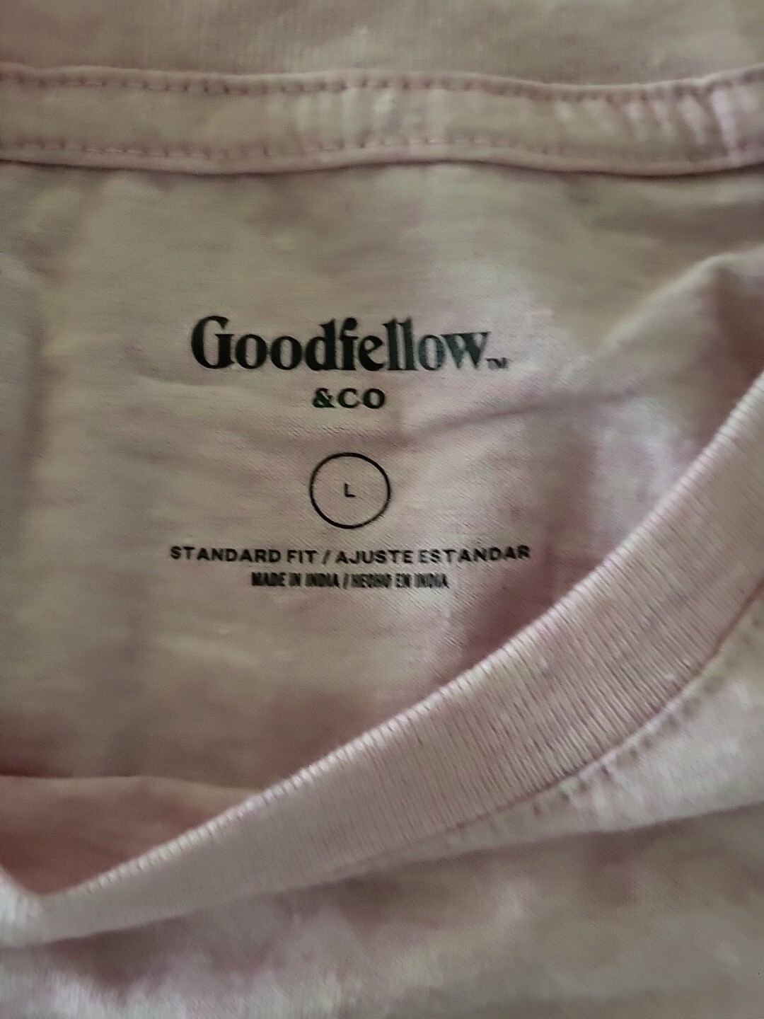 Goodfellow & Co Mens Short Sleeve Novelty T-Shirt Pullover - Pink Size Large gallery