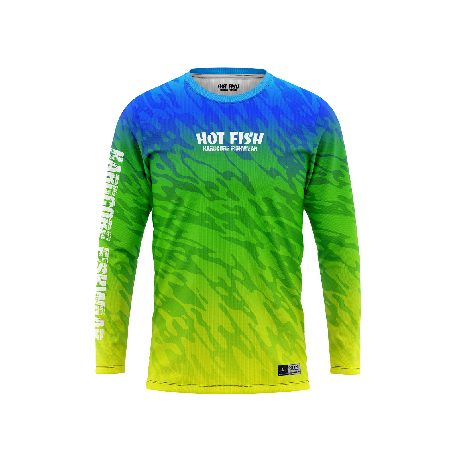 HOT FISH MAHI MAHI - Men’s Long Sleeve Fishing Shirt – UPF Protection gallery