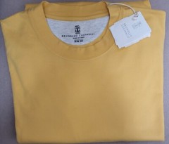 495$ BRUNELLO CUCINELLI MENS COTTON JERSEY T-SHIRT SZ:US S/48EU.Made In Italy
