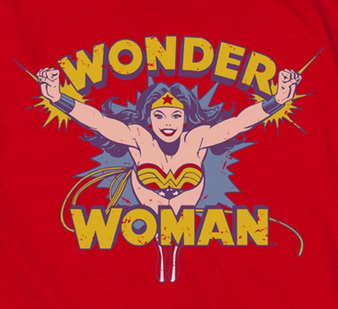 Wonder Woman "Flying Through" T-Shirt - Regular or Tank - to 5X gallery
