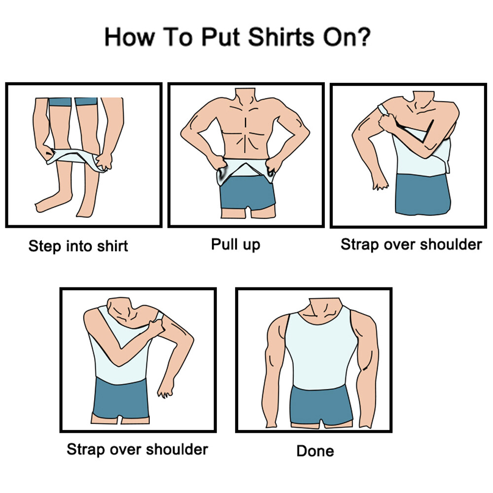 Men Compression Shirts Abdomen Gynecomastia Slimming Body Shaper Vest Tank Tops gallery