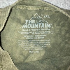 The Mountain Lion Rasta Headphones Graphic T-Shirt Men Green Men 2XL Tie Dye