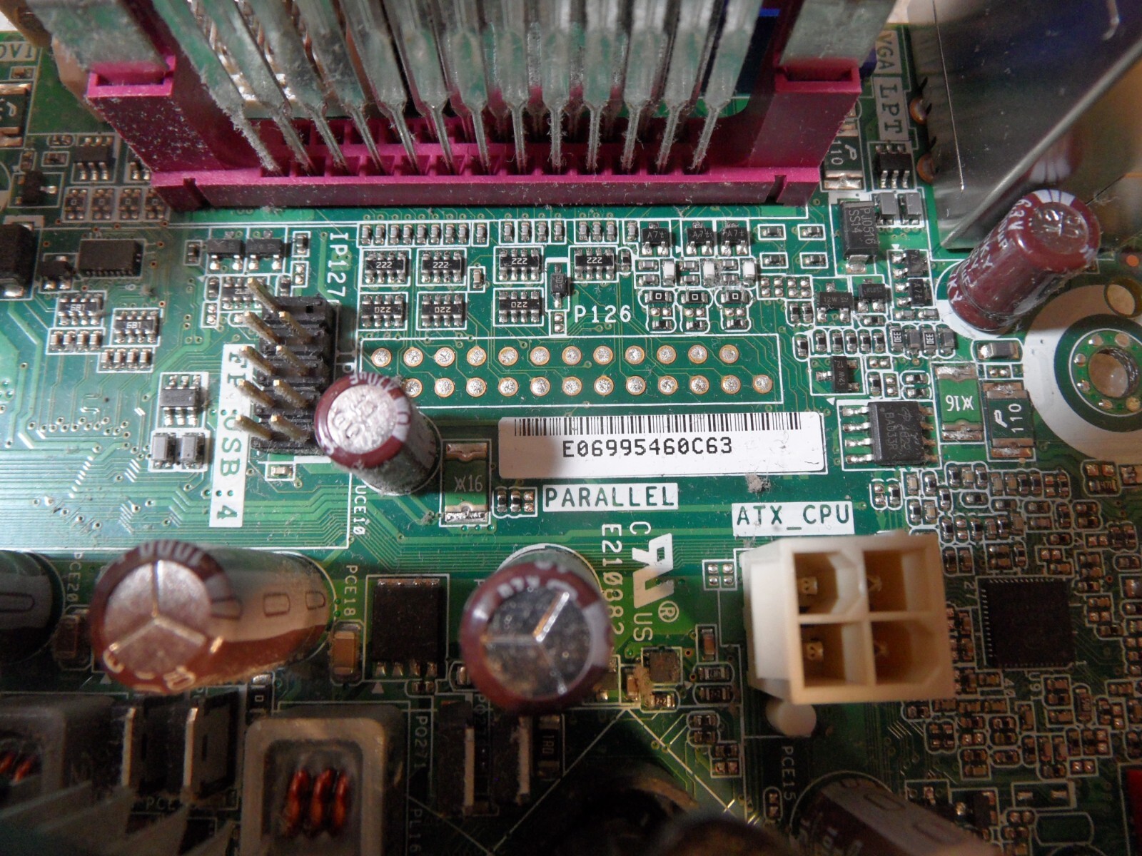 Intel DH61BE Motherboard With i3-2100 CPU and 4 Gb With I/O Shield