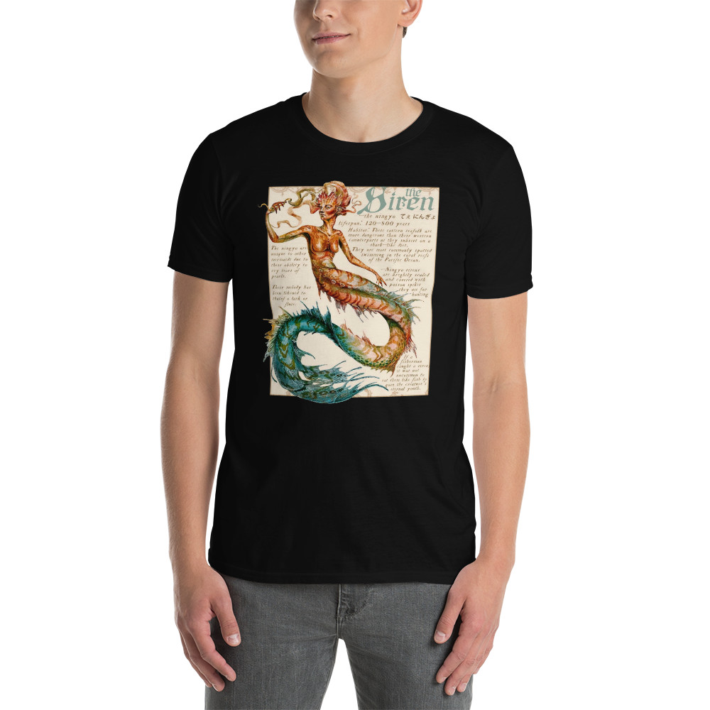 The Siren, Greek Gods, Heros, Art, Printed T-Shirt gallery