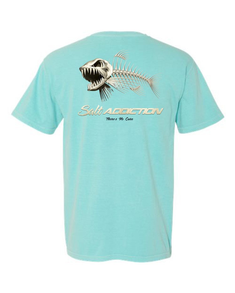 Salt Addiction Saltwater Bonefish Flats Fishing Short Sleeve T Shirt Ocean gallery