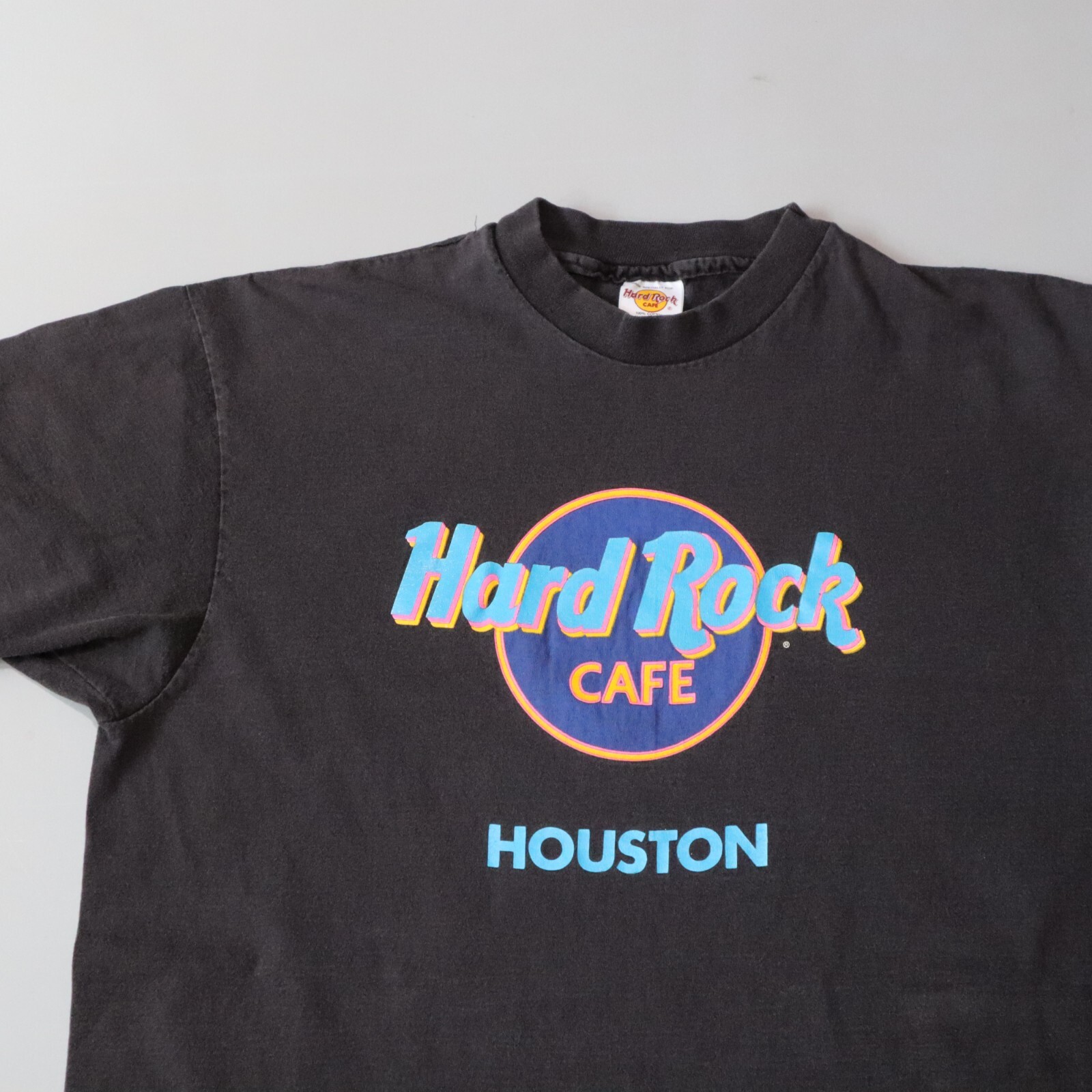 Vintage Hard Rock Cafe Shirt Mens XL Measures Large Houston Texas USA gallery