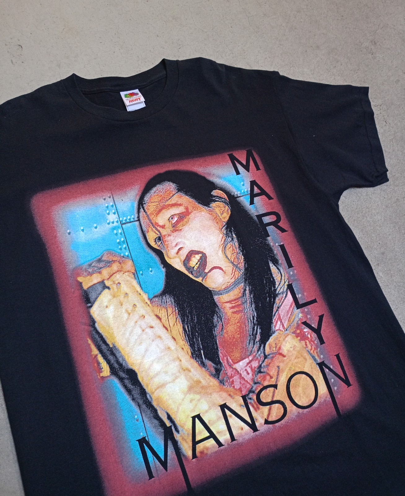 VINTAGE 2003 MARILYN MANSON T-SHIRT - THE GOLDEN AGE OF GROTESQUE-XL-MINT FOTL gallery