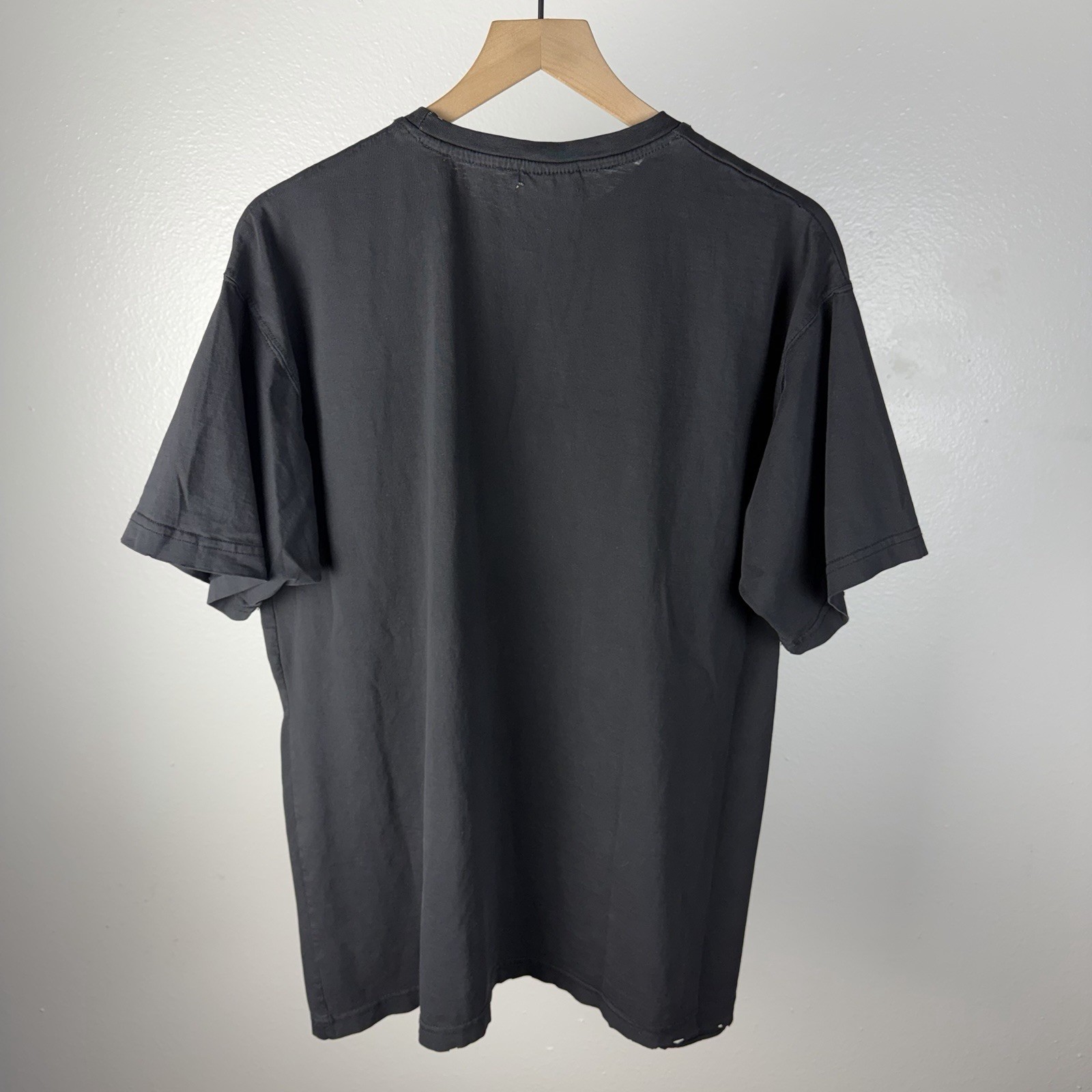 Vintage 90’s I Climbed The Great Wall of China T Shirt Black Distressed Size XL gallery
