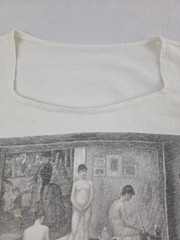 The Barnes Foundation Tshirt 1995 Vintage 90s Single Stitch Square Neck Large