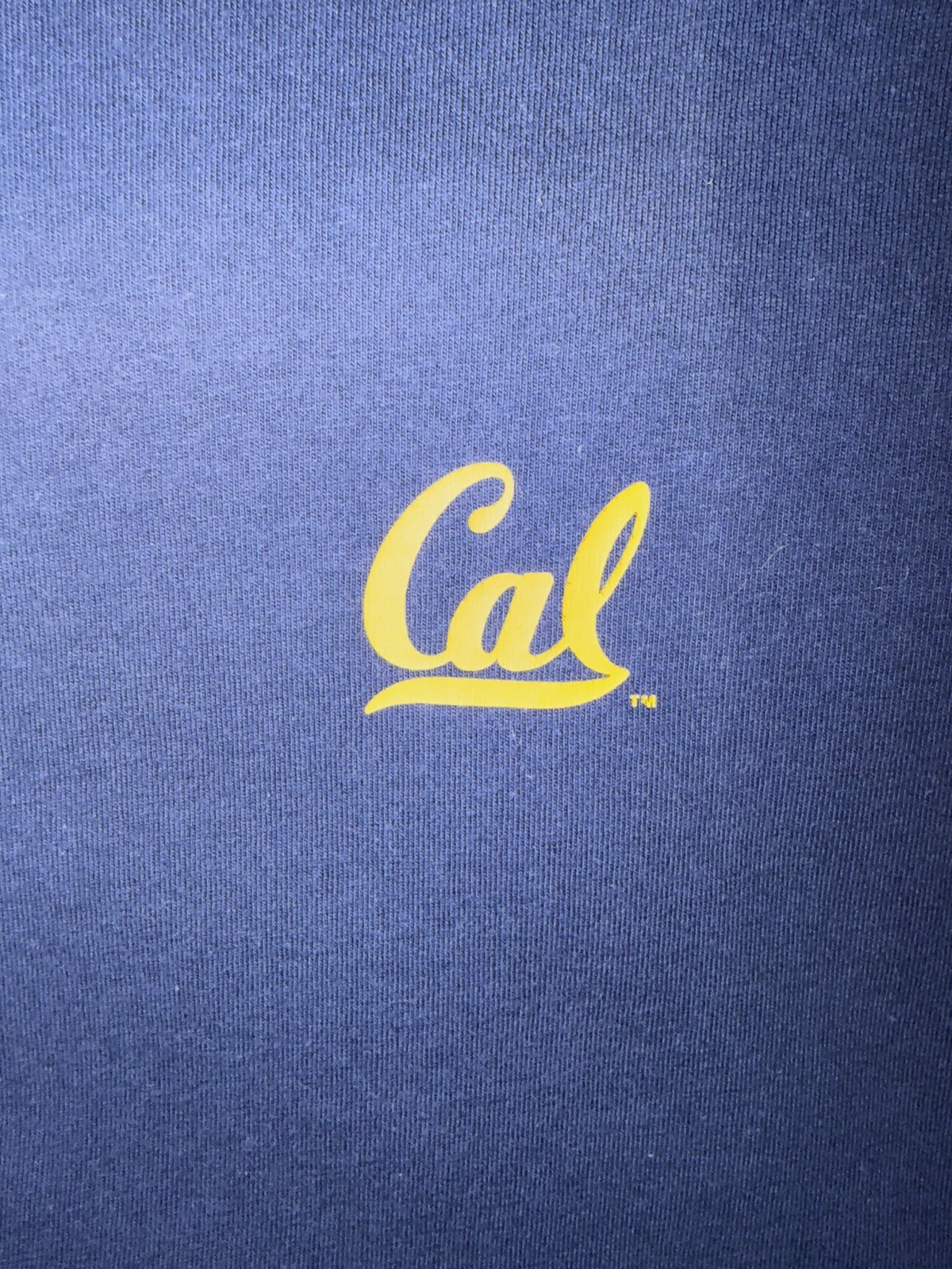 Cal UC Berkeley Navy T-Shirt, Large, XLNT Condition (NOT AVAILABLE ELSEWHERE) gallery