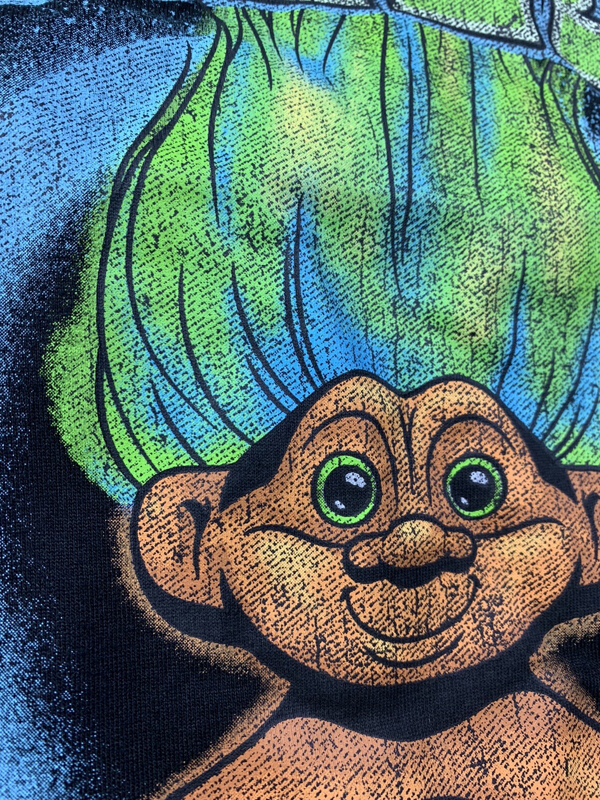 Vintage Style TROLLS T-Shirt Adult Small Good Luck Dreamworks gallery