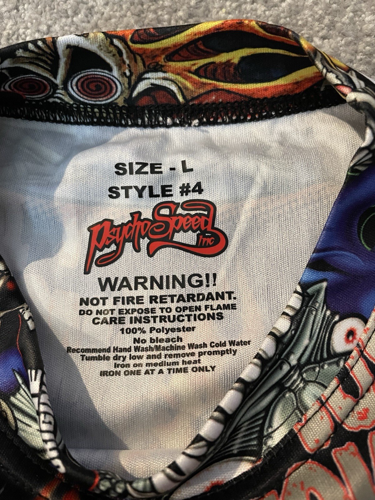 Psycho Speed Inc Piraniaz Racing NHRA Camping World Shirt L Multi Color gallery