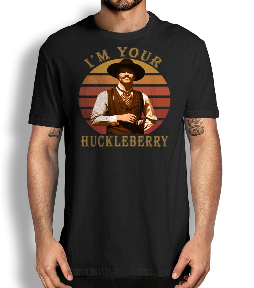 I’m Your Huckleberry Vintage T-shirt Doc Holiday Tombstone Graphic Tee Shirt