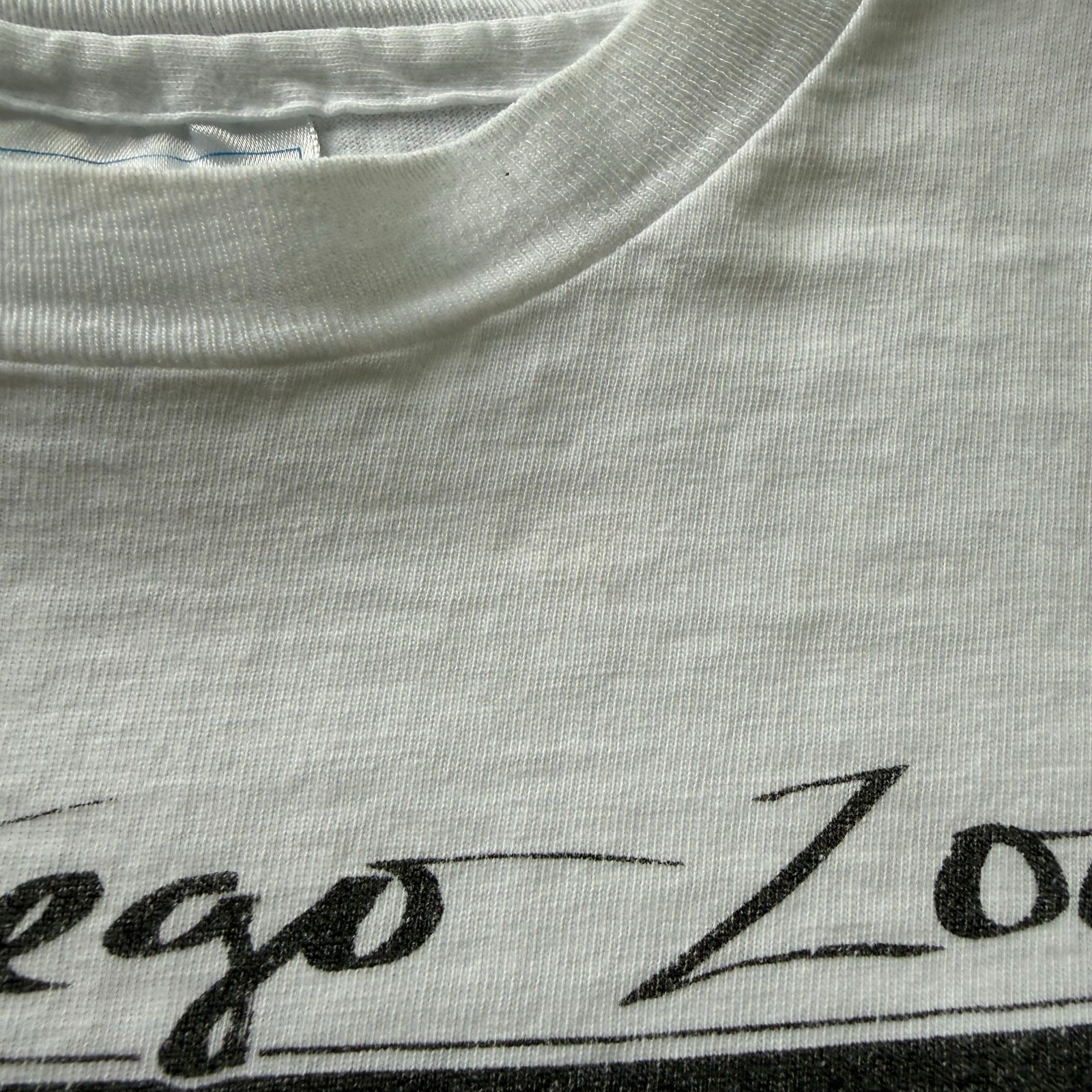 Vintage 90’s San Diego Zoo Sun Bear Forest Nature Retro Graphic T-shirt Size M gallery