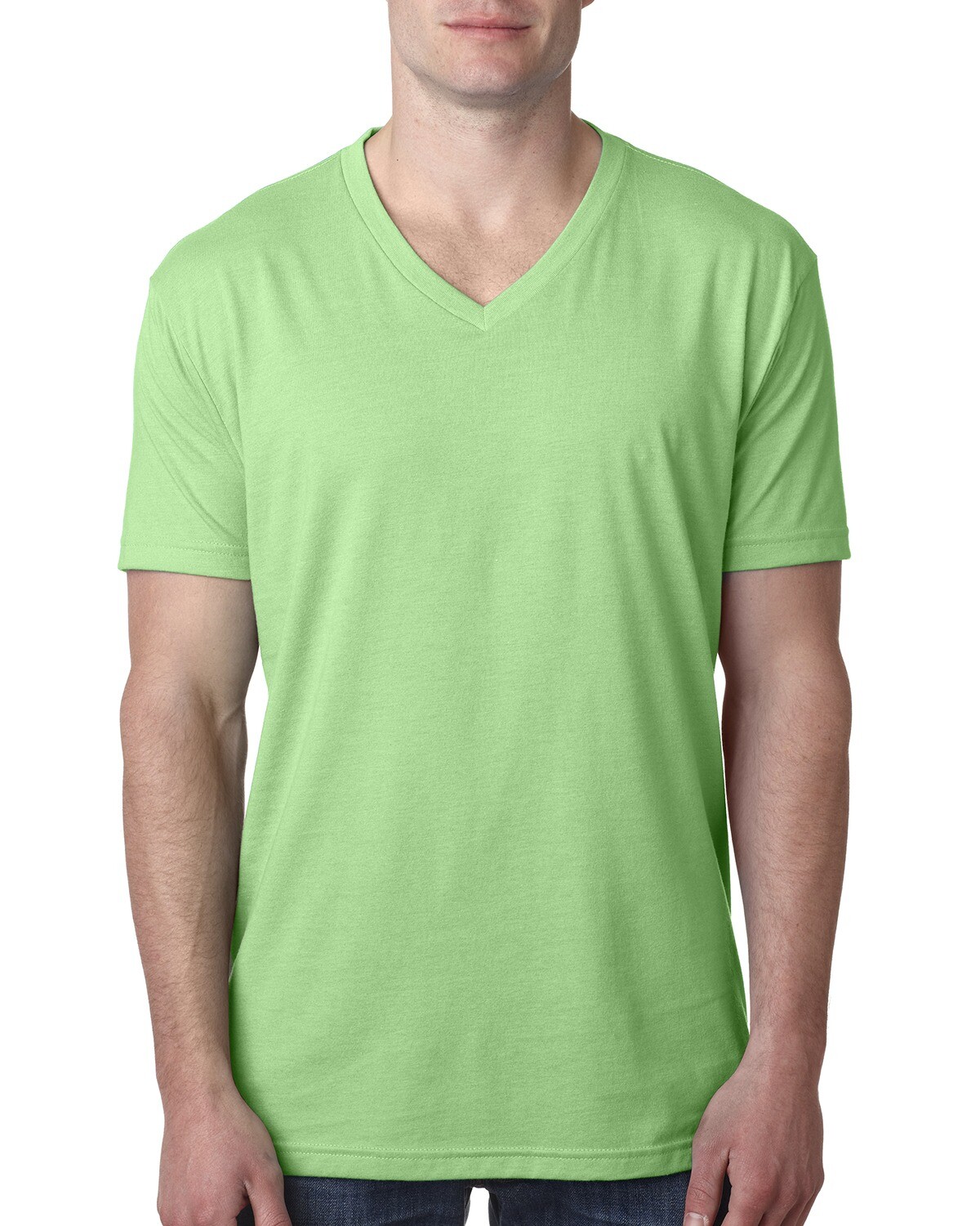 Next Level Apparel 6240 Mens 4.3 oz. CVC V-Neck Short Sleeve T-Shirt S-2XL gallery