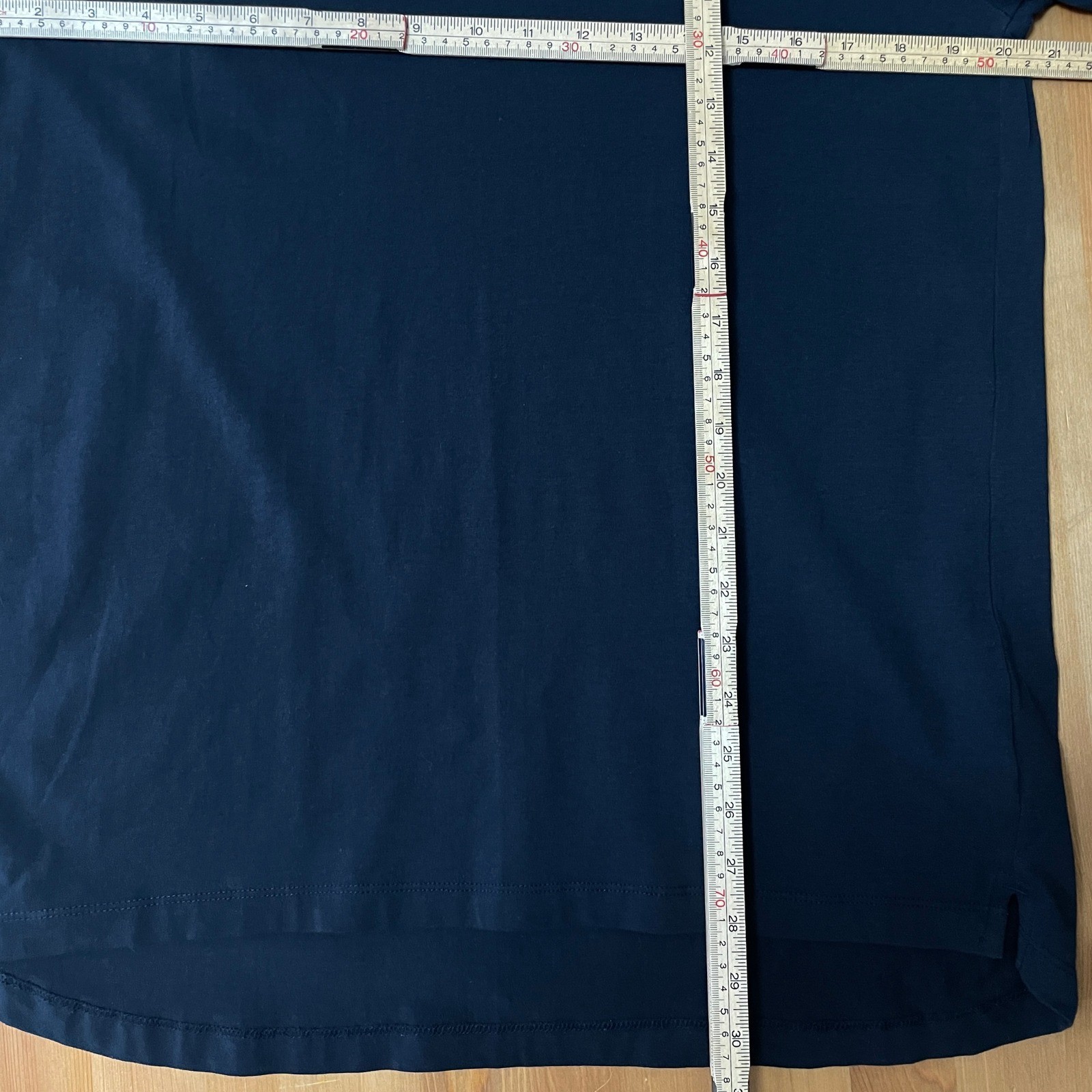 Kenneth Cole New York Men Navy Blue Cotton Stretch Crew Neck Chic T-Shirt Size M gallery