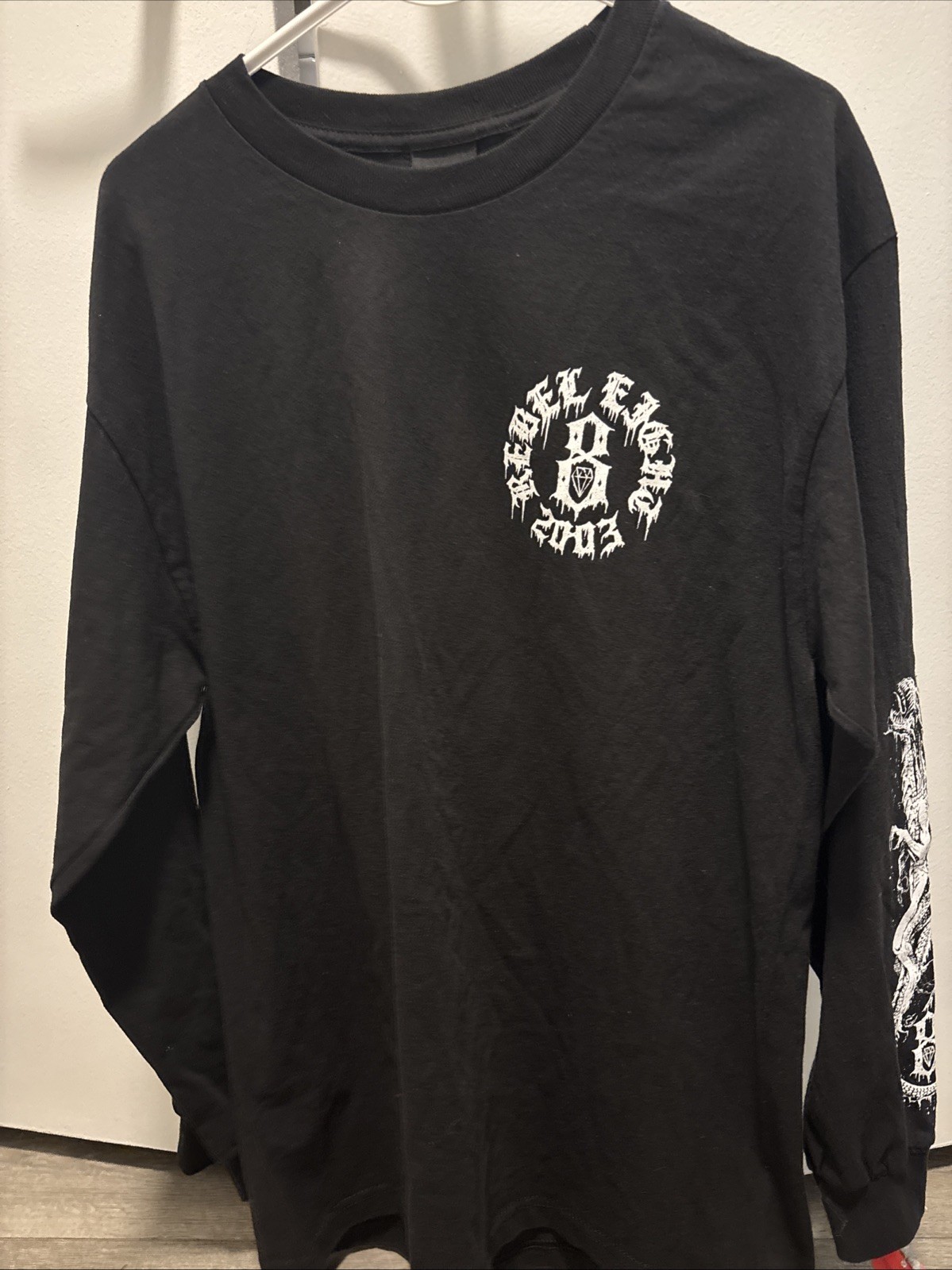 Rebel Eight 8 X Crimson Dragon slayer Long Sleeve Rare Double Sided Large gallery