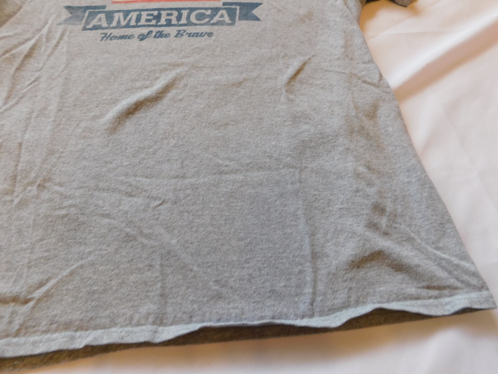 Unbranded Men's Short Sleeve T Shirt Size See Measurements USA Grey Heather gallery