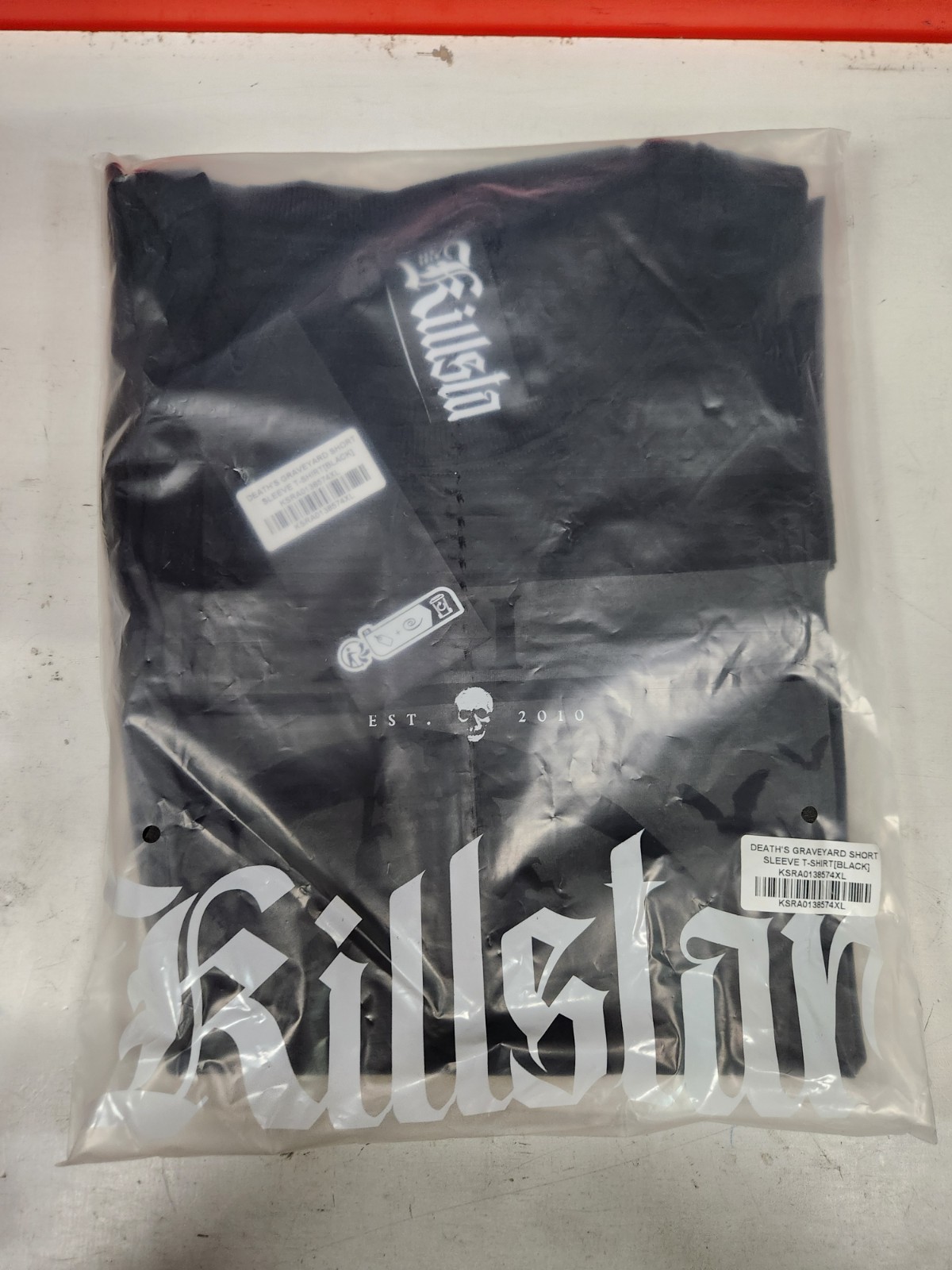 KILLSTAR Mens Death's Graveyard Short Sleeve T-Shirt - Black, Size 4XL gallery