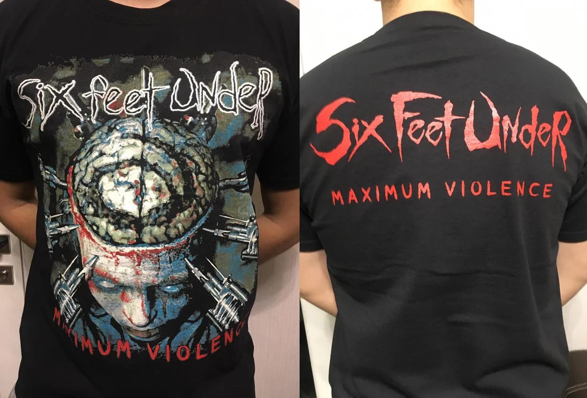 Six Feet Under band 2 sides black T-shirt Unisex All sizes XZ1096 gallery