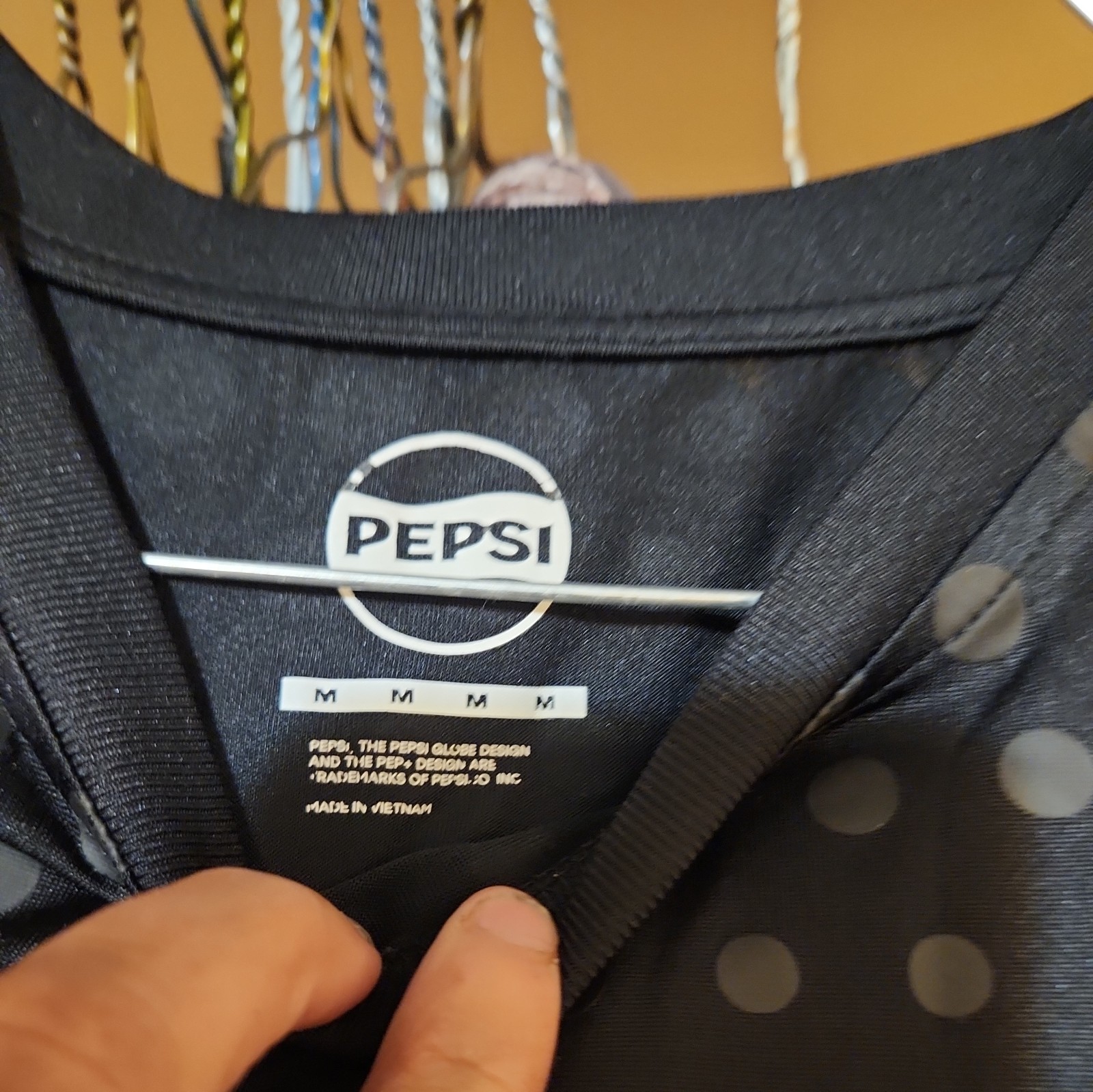 Pepsi Shirt mens Medium Black Short Sleeve Employee Uniform gallery
