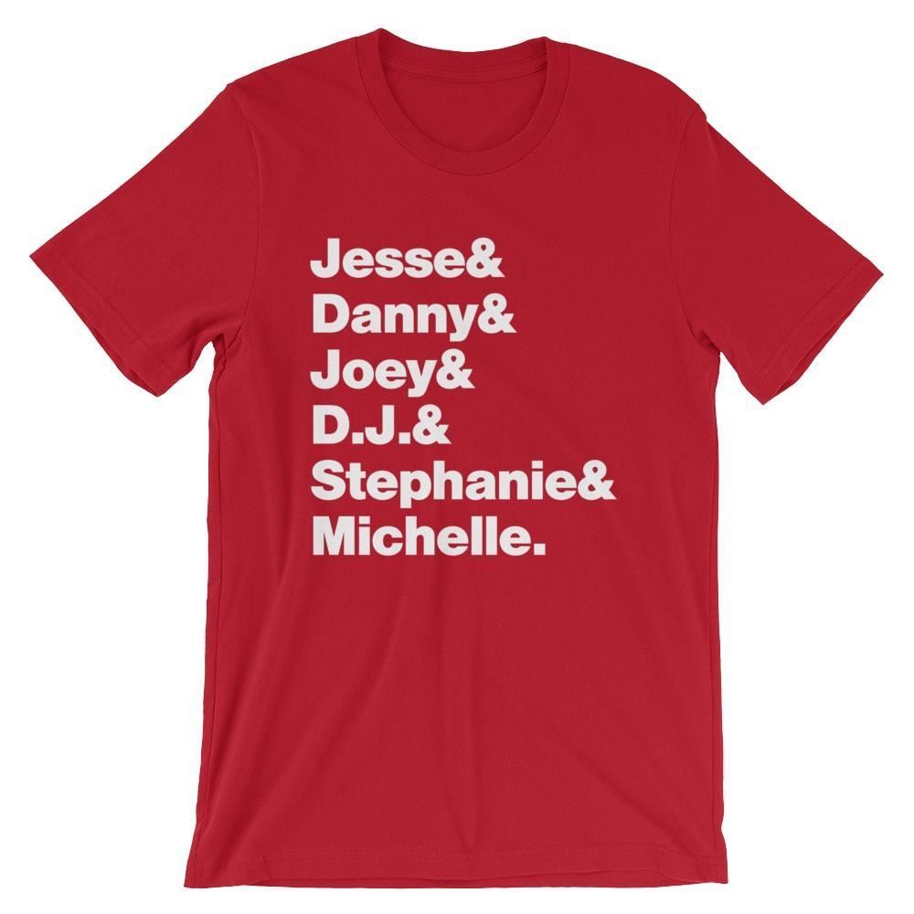 Full House T-Shirt. Black, White, Gray or Red Soft Cotton TV Show Tee gallery