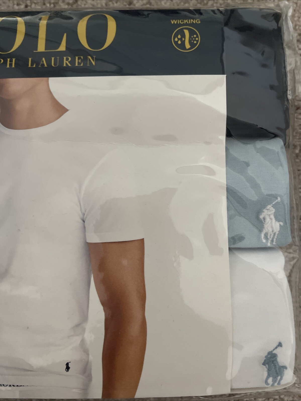 Lot Of Men’s POLO Ralph Lauren 3-Pack Mens mix-Color Classic Fit Neck T-Shirt gallery