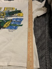 VTG Single Stitch John Deere GP General Purpose Antique Tractor T Shirt White XL