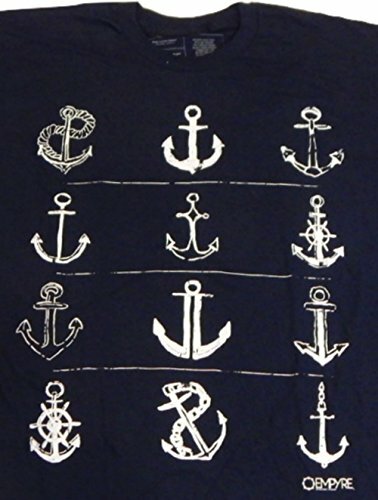 Anchor Navy Nautical Men's Short Sleeve Graphic T-Shirt Tee Shirt Top gallery