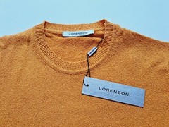 NEW Lorenzoni Italian Orange Short Sleeves Shirt Size XL / 54