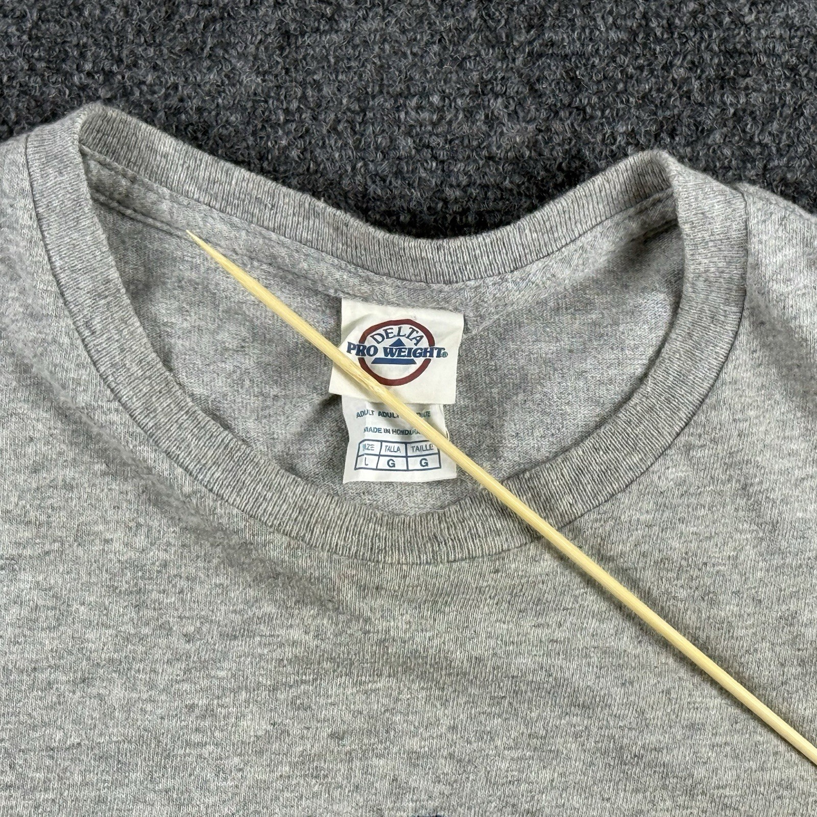 Delta United States of America Washington DC T Shirt Mens Large Gray Logo Cotton gallery