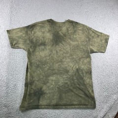 The Mountain Lion Rasta Headphones Graphic T-Shirt Men Green Men 2XL Tie Dye