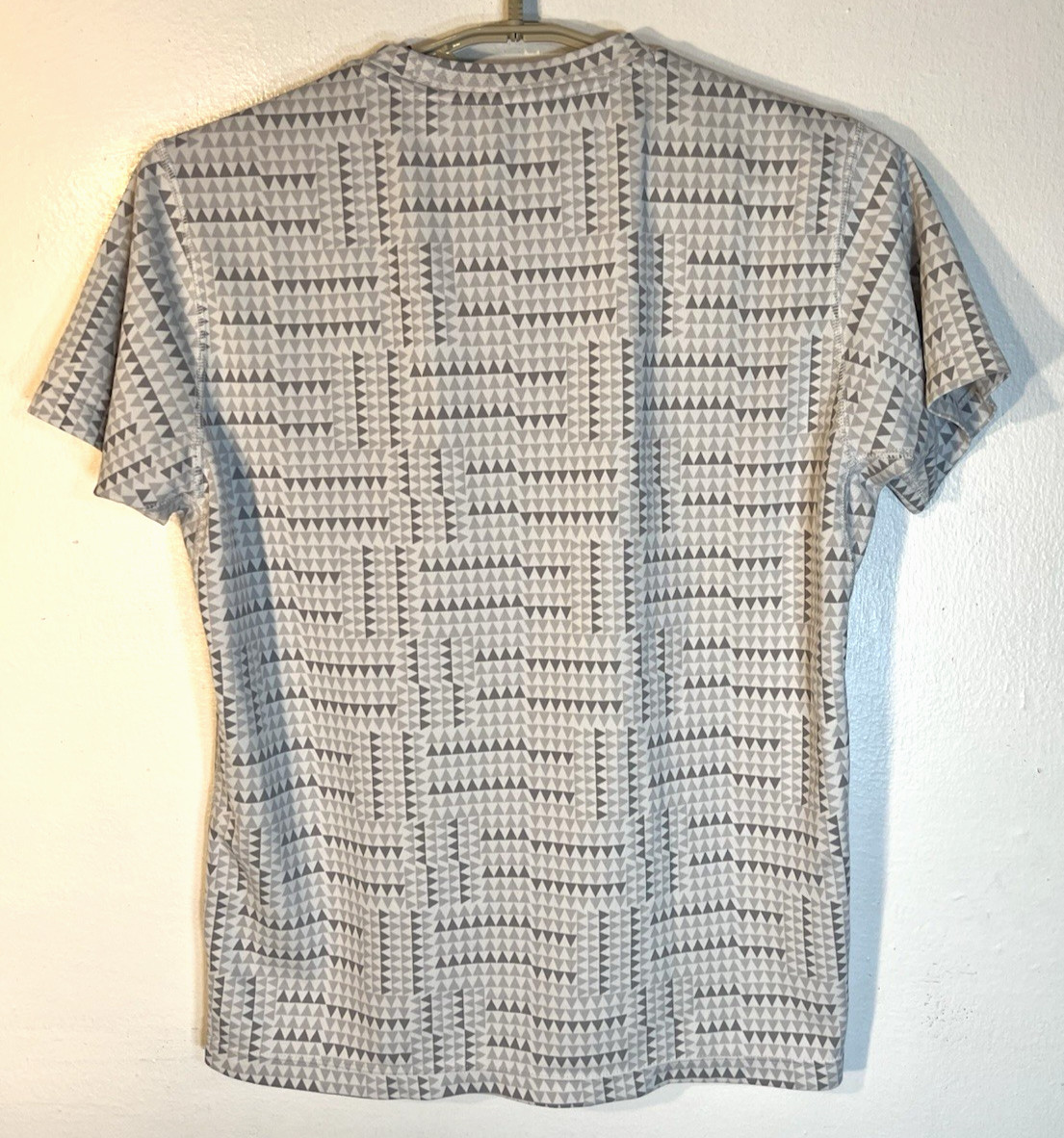 SPRZ NY X Morellet Size Medium Ivory Abstract Pattern Crew Neck T Shirt gallery