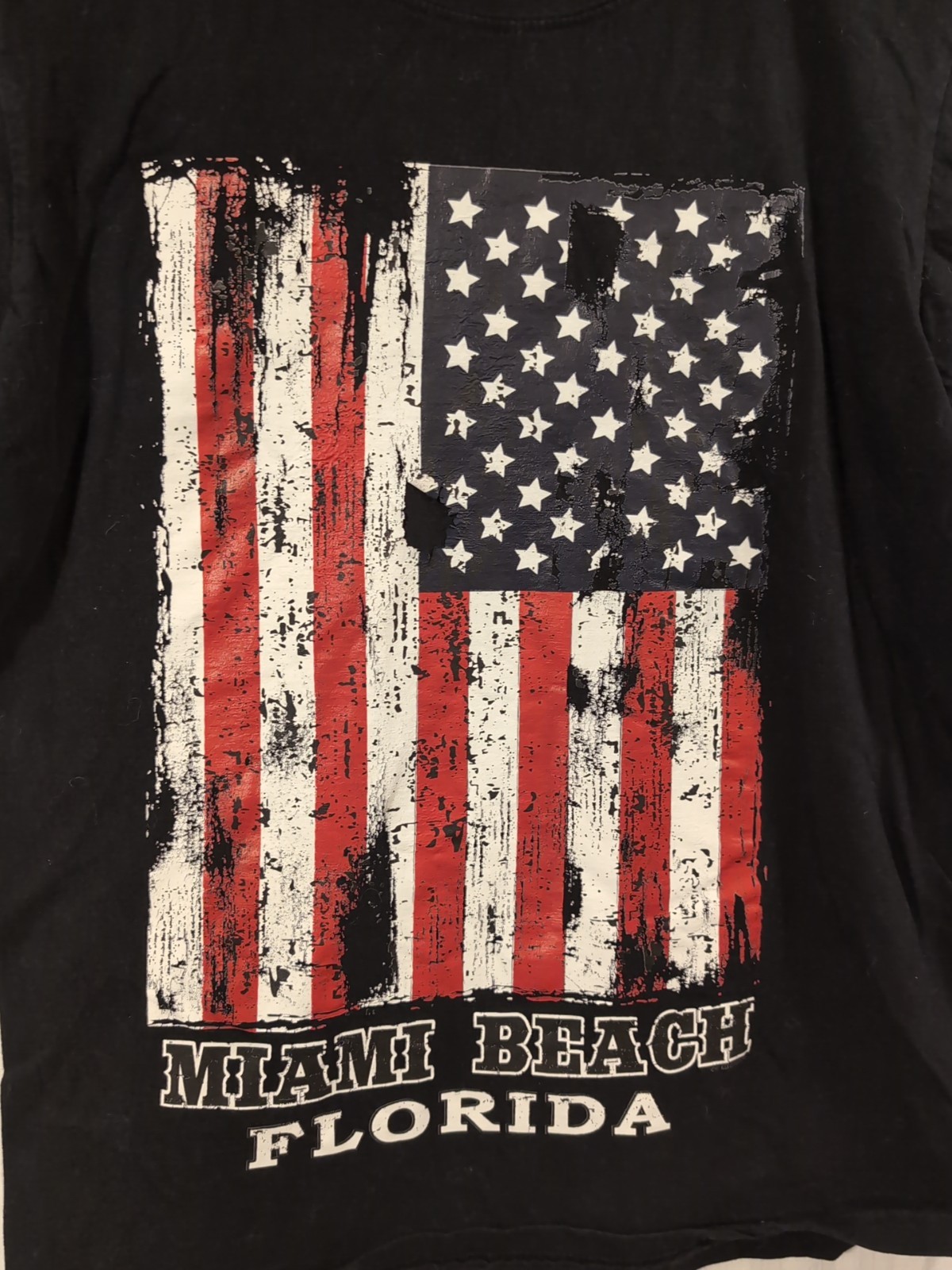 Men's S Surf Style Miami Beach Florida Black S/S T-Shirt Surfer gallery