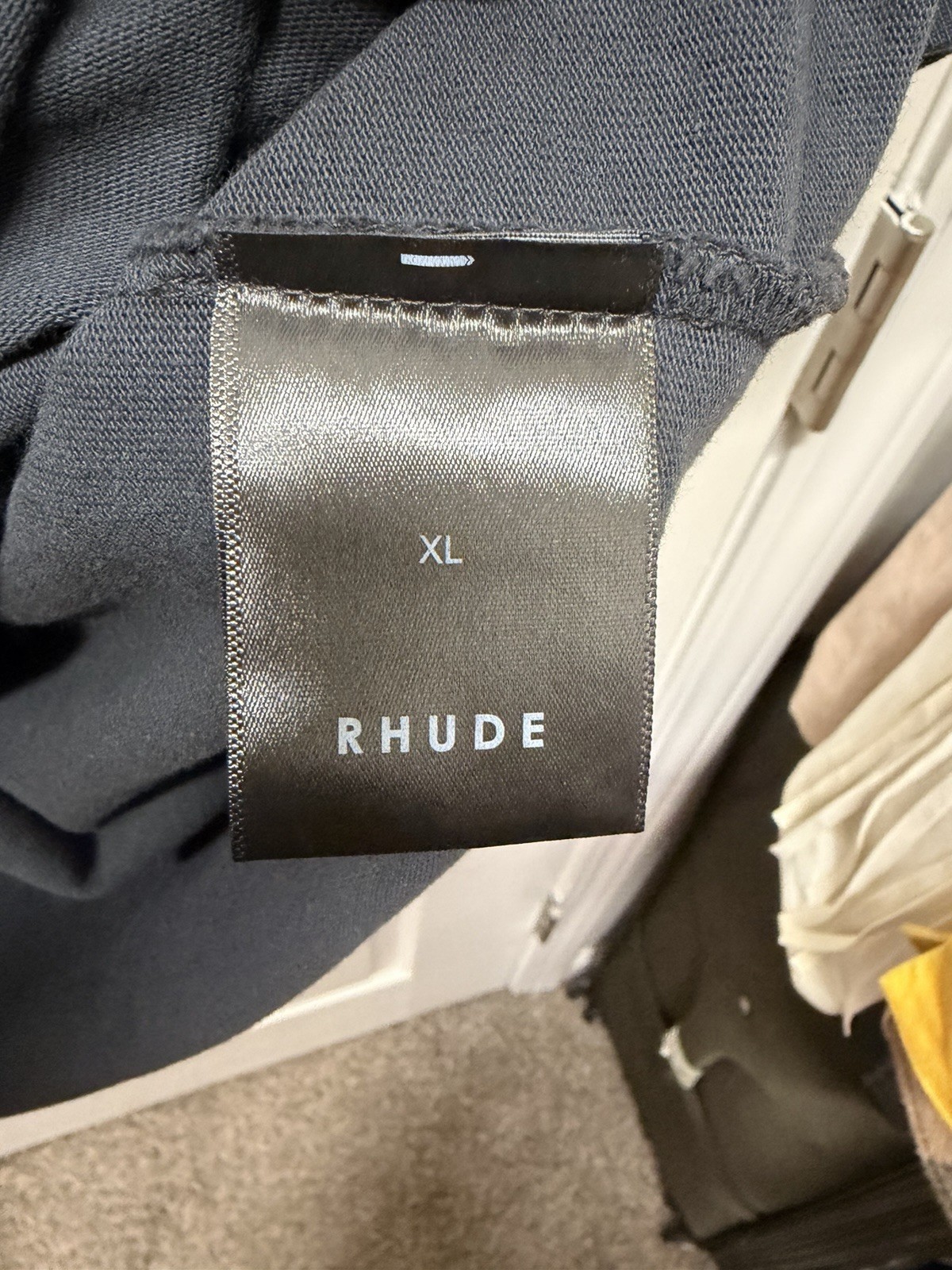 Rhude Fumar 91 Graphic Logo Print Men's Black/Red/White Cotton T-Shirt XL gallery
