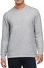 Orvis Men’s Long Sleeve Crew Neck Shirt Pullover Textured Ribbed Gray Small